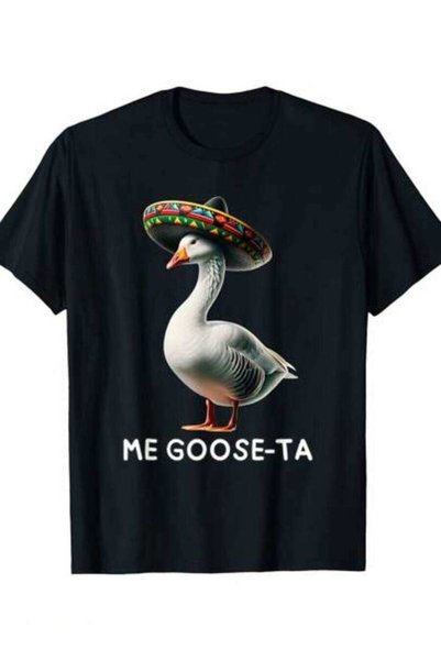 4CR Funny Me Ta Mexican Spanish Goose Geese Pun T-Shirt, 100% Cotton, Designe...