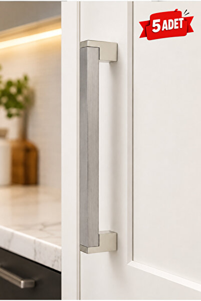 BERFİNO Aluminum Furniture Handle 160 mm Center-To-Center – Kitchen Cabinet a...