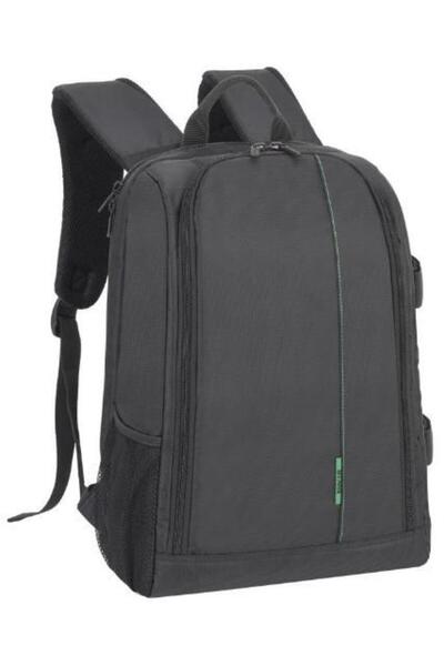 Rivacase Green Mantis 7490 Laptop Backpack, Black, 15.6"