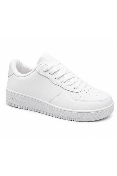 ZERDALİFE Zedalifee Air White / Black Sports Lace-Up Thick Sole Casual Sneaker