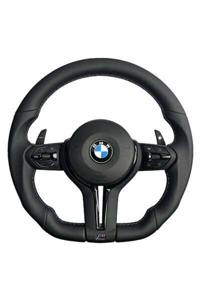 OEM Αθλητικό τιμόνι με επίπεδη κορυφή για BMW Σειρά 1, 3 + X1, X3, X5, X6 (E9...
