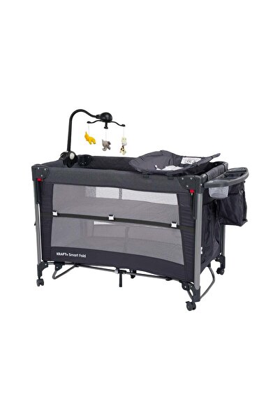 Kraft Smart Fold Anne Yanı Oyun Parkı 60 x 104 cm Siyah