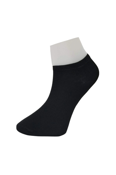 Mia Calzente - Şirin 4030 12-Pack Women's Cotton Plain Booties Socks