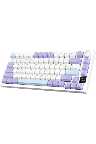 SiLabor X Attack Shark لوحة مفاتيح ميكانيكية ATTACK SHARK Ajazz AK820 مع مقبض...