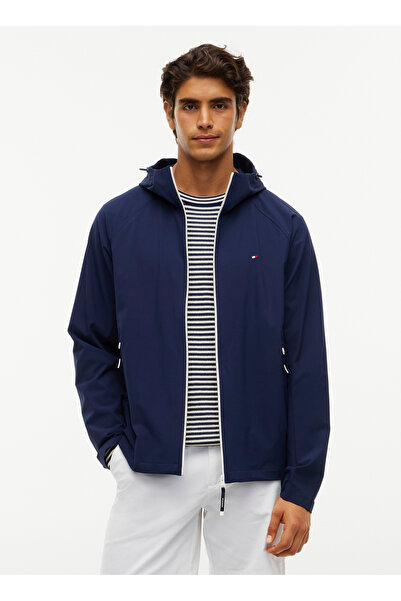 Tommy Hilfiger Lacivert Erkek Ceket MW0MW43437DCC_TECH HOODED JACKET