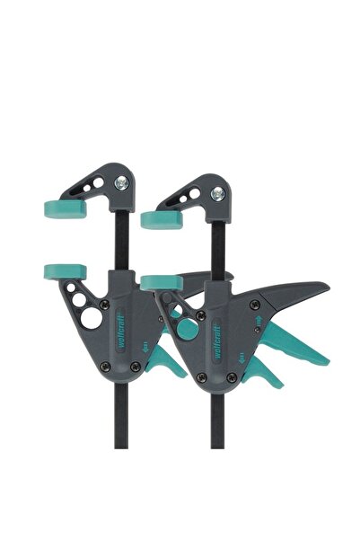 Wolfcraft Επαγγελματικοί Αυτόματοι Σφιγκτήρες 3455100 - Σετ 2 Τεμαχίων Ενός Χ...