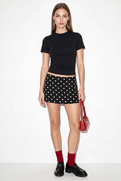 Şeker Portakalım Women's Short Sleeve Crew Neck t Shirt Black