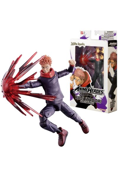 Funko BANDAI Anime Heroes 17cm Jujutsu Kaisen Yuji Itadori Black Flash Figür