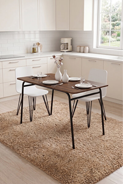 Mutfak Masası 120x70x75 CM (Siyah - Richmond)