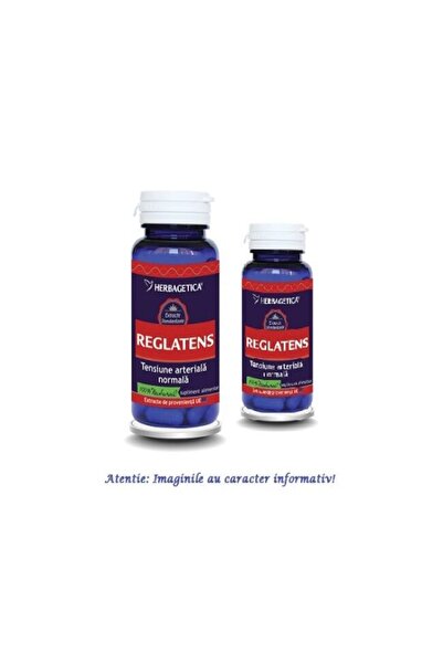 herbagetica Reglatens (60+10 capsule) – Pachet Promo cu 10 Capsule Cadou, for...