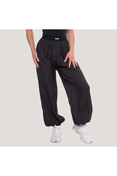 GymBeam Pantaloni Flow de damă negri M