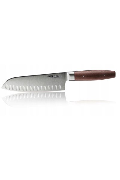 GEFU Cuțit Santoku ENNO cu caneluri 18 cm Germania