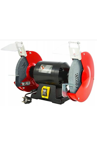 DEGET Mașină de șlefuit piatră, 2 discuri de piatră de 200mm, puternică, 350W