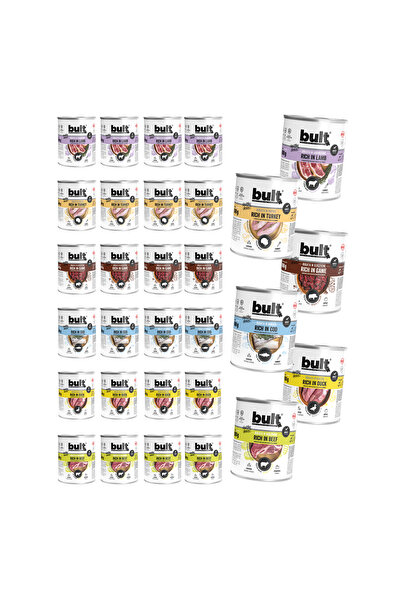 Bult Hrană umedă completă pentru câini, arome asortate, cutie 24x800g