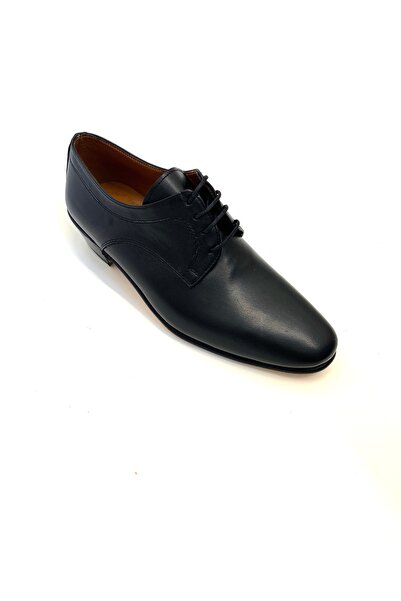 babuccu83 Men's Genuine Leather and Leather Lace-Up High-Heeled Shoes