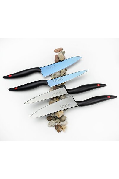 NO BRAND Cuțit Kasumi Santoku forjat cu titan 18cm ALBASTRU