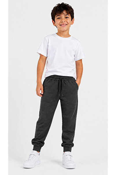 Nacar Unisex Çocuk Yeni Sezon Okul Penye Pantolon&Eşofman Altı Paça Düz