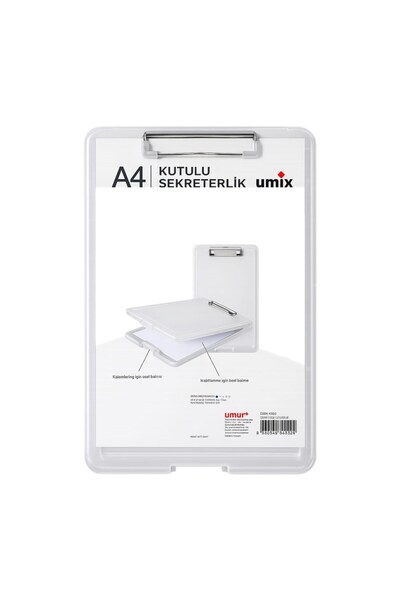 Umix A4 Boxed Secretarial Transparent