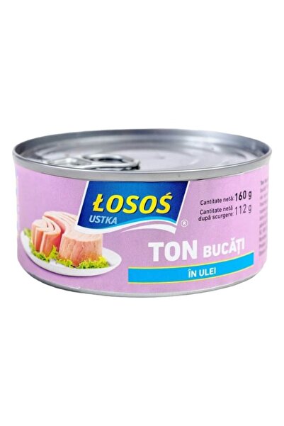 Losos Ustka Conserva Ton bucati in Ulei, 160g