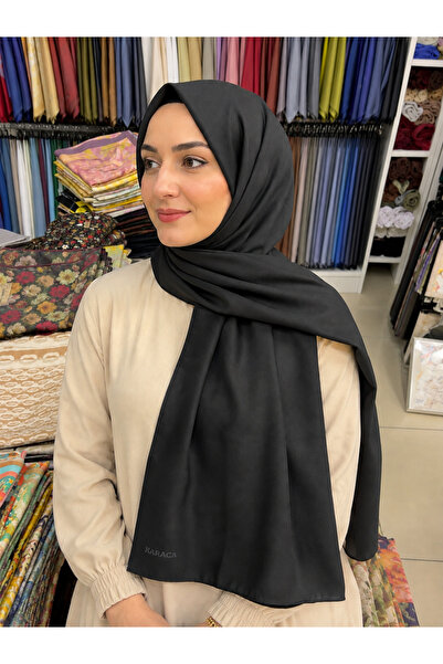 Karaca Eşarp Koton Cotton Shawl Black