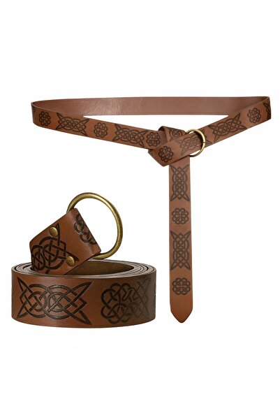 NO BRAND Curea Medievală Retro Vintage Costum Viking Bronz Vikingi Pentru Bal...