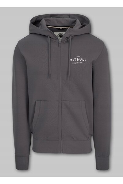 NO BRAND Hanorac pentru bărbați Pitbull Sampson Hooded Zip Sweatshirt, culoar...