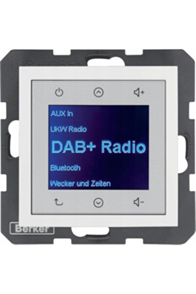 NO BRAND B.Kwadrat/B.3/B.7 Radio Touch DAB+ Bluetooth alb 30848989