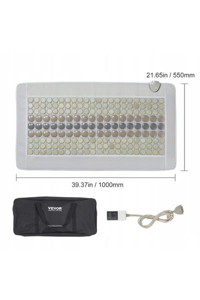 NO BRAND Pernă termică VEVOR 1000x550x7,5MM 132 Jad Conține Ioni Negativi Pie...