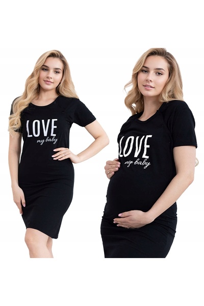 NO BRAND NAPY FORMOMMY LOVE Cămașă de alăptare pentru maternitate, deschisă î...