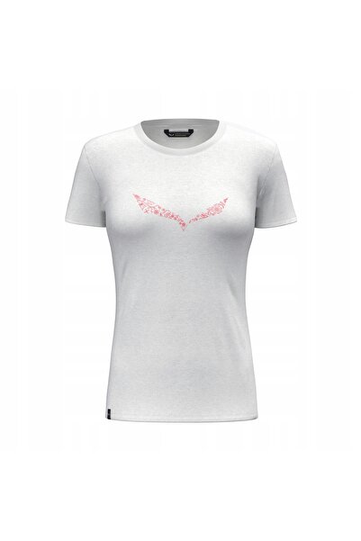 Salewa Tricou de trekking pentru femei Solid Dry alb 46/40