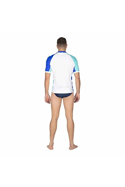 Mares Șort de baie bărbătesc Rashguard Shield alb S