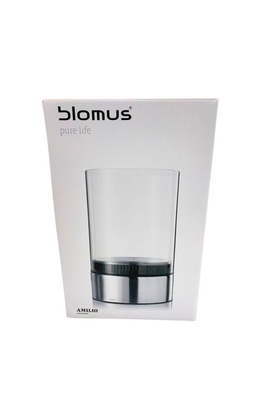 NO BRAND BLOMUS AMILIO Suport lumânare din sticlă Felinar Glamour Mare 23,5cm