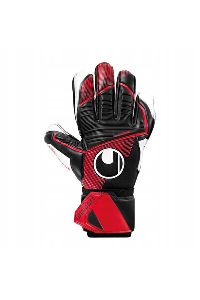 UHLSPORT Mănuși de portar Powerline Supersoft negru/roșu 9.5
