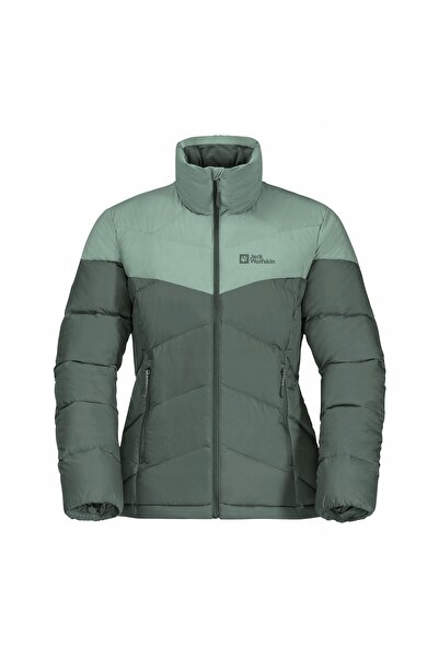 Jack Wolfskin Geacă de puf pentru femei Herzberg Down, verde, 1207131_4311 XS