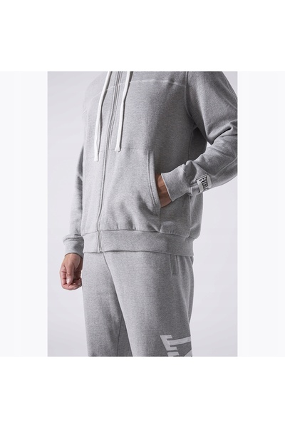 EVERLAST Hanorac bărbătesc Exclusiv cu fermoar integral gri/melange XXL