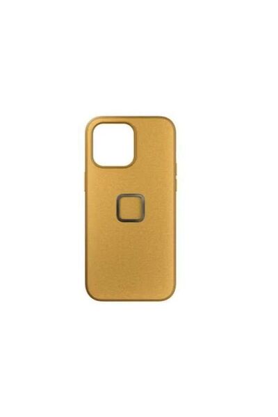 Peak Design Husă din țesătură PD Mobile pentru iPhone 15 Plus – Galbenă