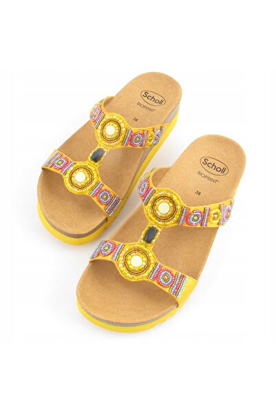 Scholl Șlapi de damă New Bogota Wedge Med mandarină 36 EU
