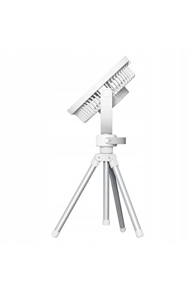 Platinet Ventilator de birou cu suport + lumină LED, tip moară de vânt, trepi...