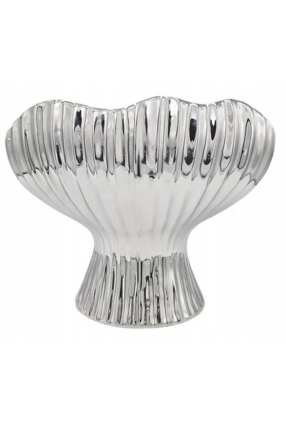 NO BRAND Ghiveci ceramic 20 CM K333-2 Argintiu