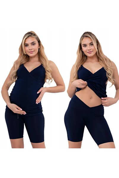 NO BRAND FORMOMMY Colanți de sarcină, pantaloni scurți tip ciclist, cu talie ...