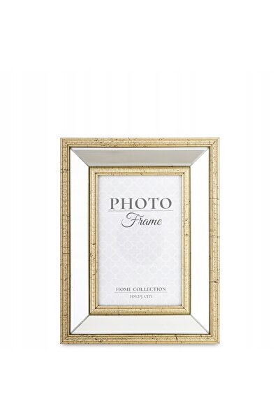 NO BRAND RAMĂ FOTOGRAFICĂ 10x15 DE MASĂ ELEGANTĂ GLAMOUR AURIE