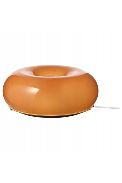 NO BRAND Lampă LED de masă/perete IKEA VARMBLIXT, sticlă portocalie/rotundă, ...