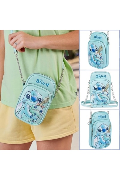 Disney GEANTĂ DE TELEFON STITCH PENTRU FETE, MICĂ, DE PURTAT LA UMĂR – INDISP...