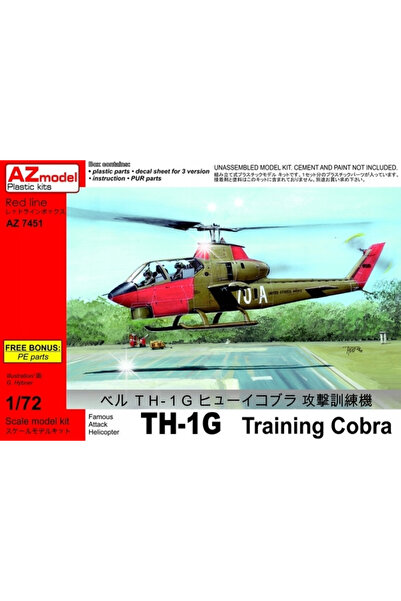 NO BRAND AZ-Model 7451 Bell TH-1G 'Training Cobra' Kit de model de elicopter ...