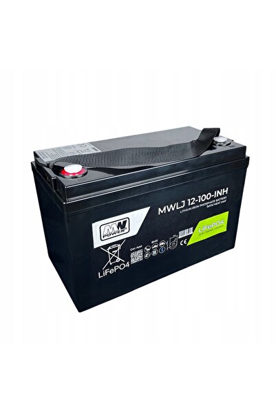 NO BRAND Pachet de baterii LiFePO4 de 12.8V 100Ah 1280Wh cu încălzitor, IP65,...