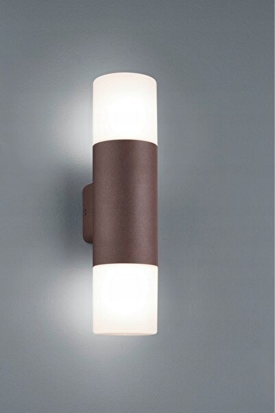 NO BRAND Aplică de perete de exterior HOOSIC Trio cupru, E27, IP44, cu 2 lumini