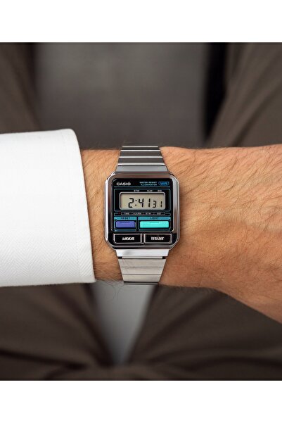 Casio Ceas Casio VINTAGE cu stil îndrăzneț - A120WE-1AEF