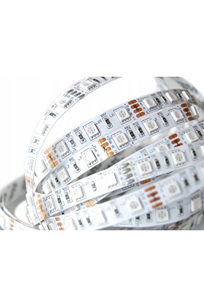 NO BRAND SET Bandă cu 300 de LED-uri RGB, 5 m, TELECOMANDĂ TACTILĂ CU RADIO