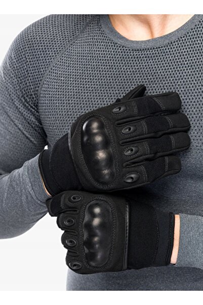 NO BRAND Mănuși tactice MoG Commando Synthetic - negru 10 (XL)