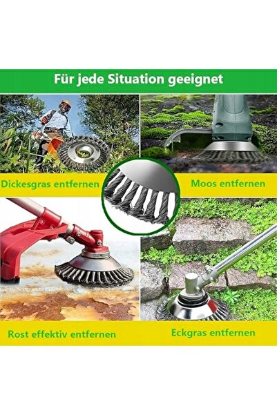 NO BRAND Perie de sârmă de 150 mm pentru motocoasă Stihl, set pentru îndepărt...